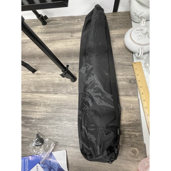 RRFTOK Portable Artist Easel Tripod Stand w/Bag–Adjustable Height, Black Metal - Picture 9 of 16